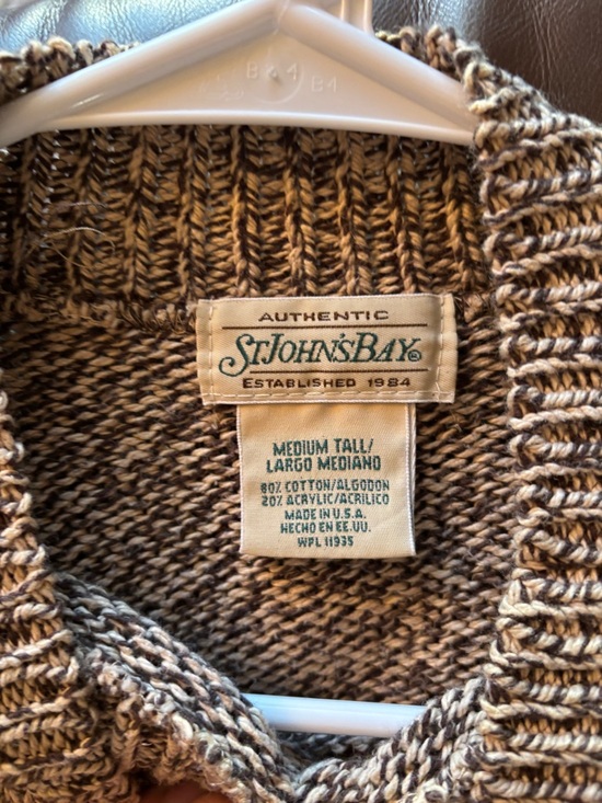 St. John's Bay Grey Sweater - Picture 3 of 4